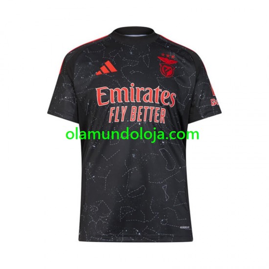 Camisola Benfica Homem Equipamento Segundo 2024-2025 Manga Curta
